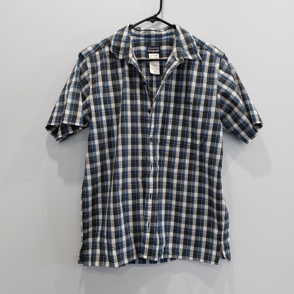 Patagonia Other - Patagonia Men's Checkered Short Sleeve Button Up Shirt Medium